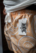 Peach Paisley HOC Shorts