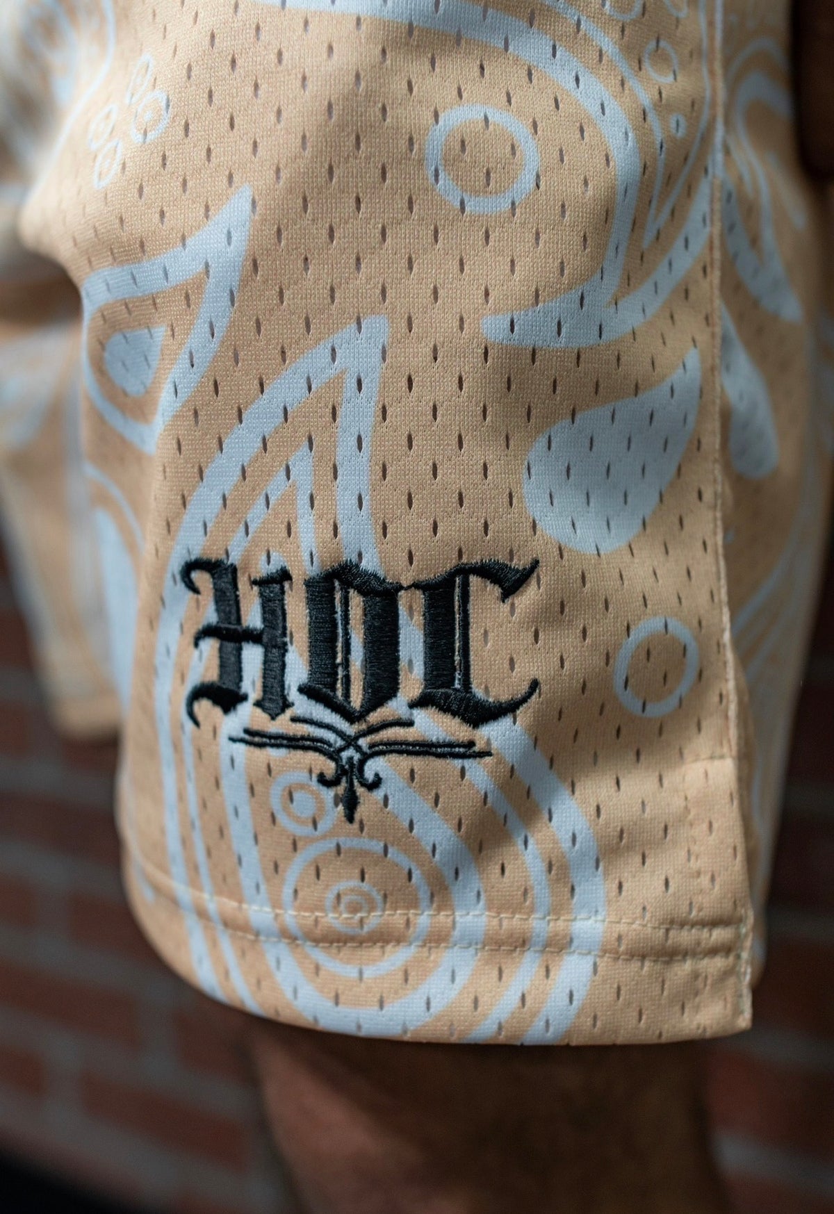 Peach Paisley HOC Shorts
