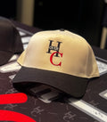 Cream and Black logo cap