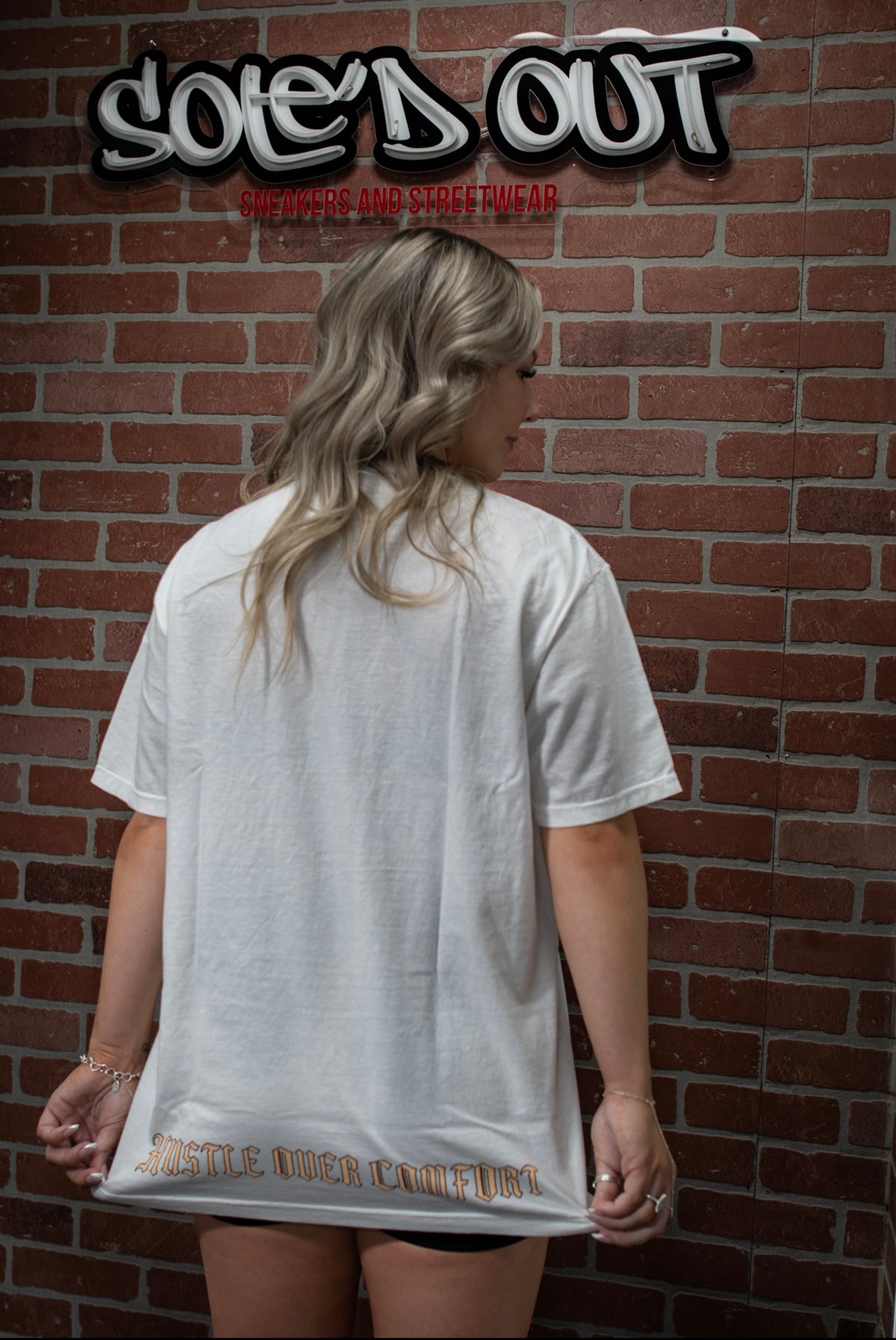 Peach Paisley HOC Tee